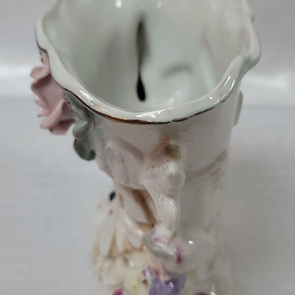 Antique Collectible Pico Design Boy/Girl Flower Vase - Picture 14 of 17